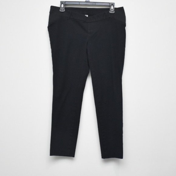 Old Navy Pants - OLD NAVY Maternity Pixie Black Side Panel Pants
